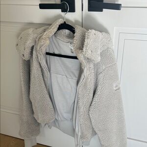 ALO Cozy  Gray Sherpa Jacket